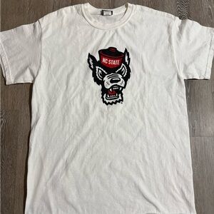 MV Sport White NC State Graphic Tee